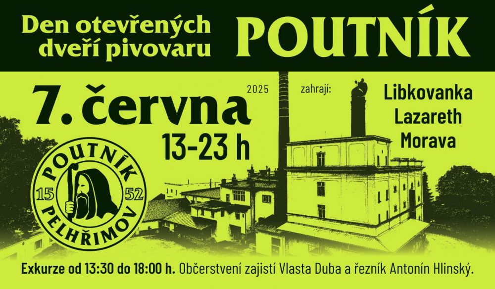Den otevřených dveří v pivovaru POUTNÍK!